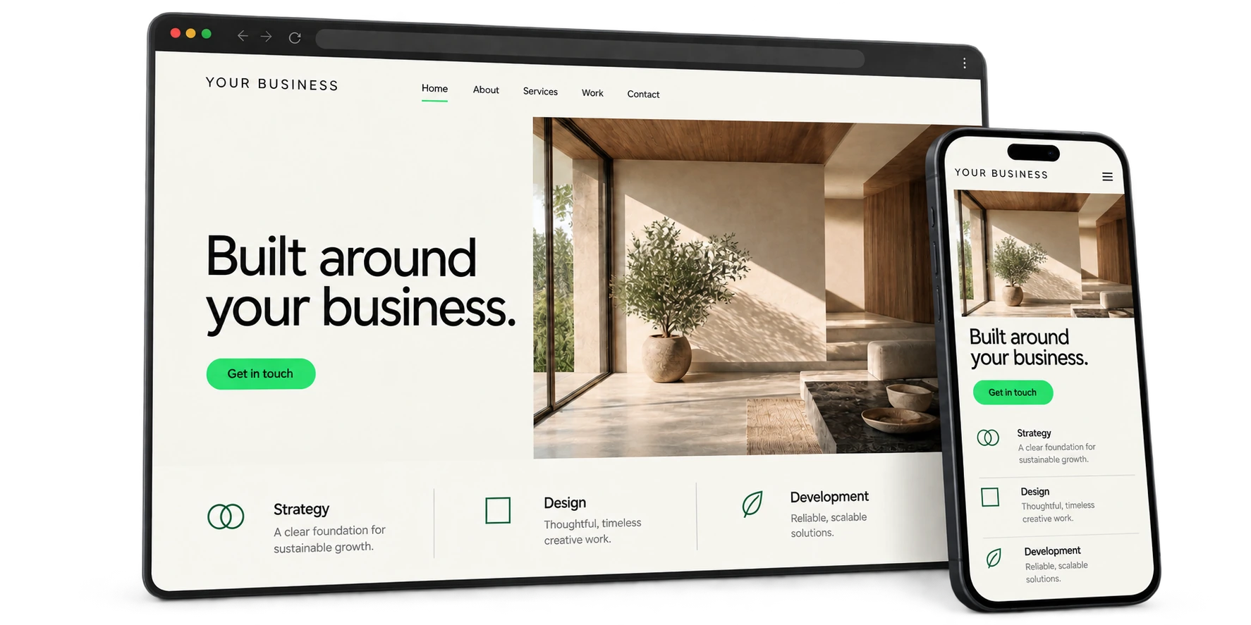Website presentation image